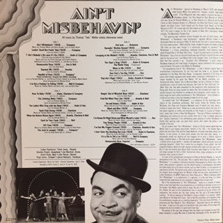"Ain't Misbehavin'" Original Broadway Cast : Ain't Misbehavin': The New Fats Waller Musical Show (2xLP, Album, Gat)