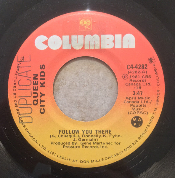 Queen City Kids : Follow You There (7", Single)