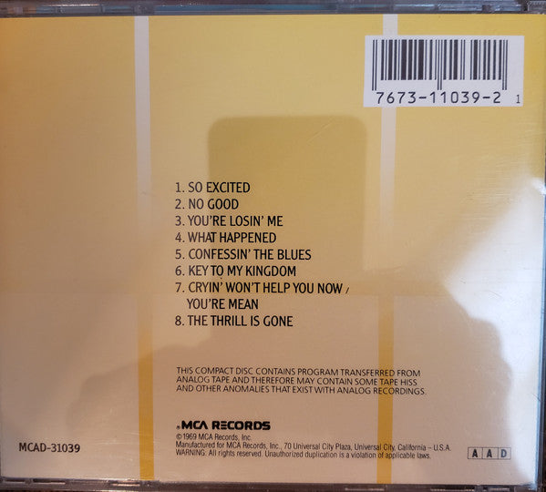 B.B. King : Completely Well (CD, Album, RE)