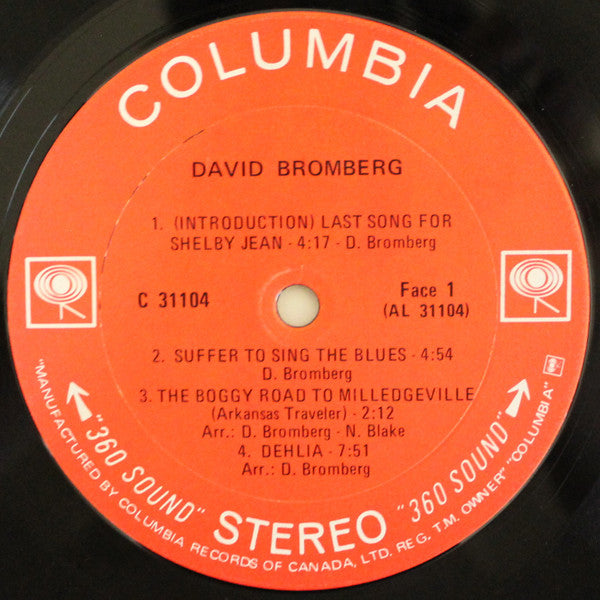 David Bromberg : David Bromberg (LP, Album)