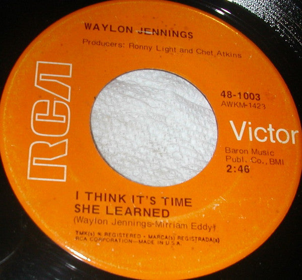Waylon Jennings : Cedartown, Georgia (7", Single)