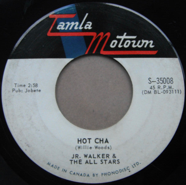 Junior Walker & The All Stars : Shotgun / Hot Cha (7", Single)