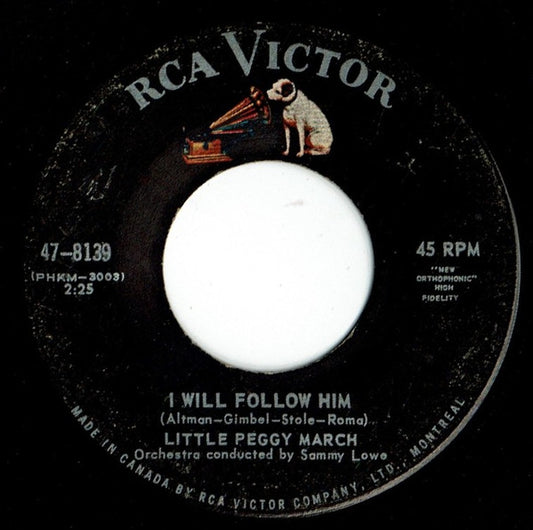 Peggy March : I Will Follow Him / Wind-Up Doll (7")