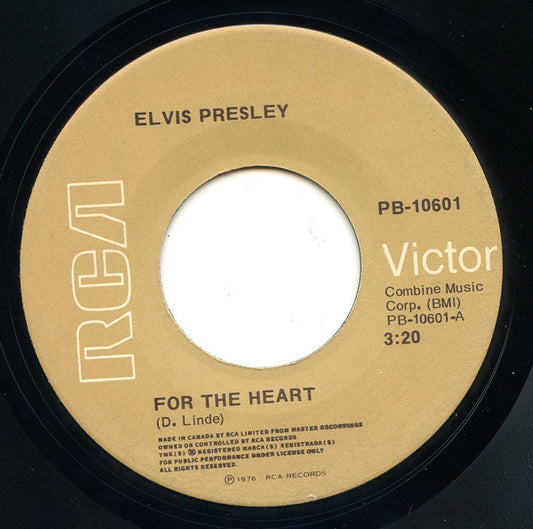 Elvis Presley : For The Heart / Hurt (7")