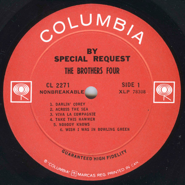 The Brothers Four : By Special Request (LP, Album, Mono)