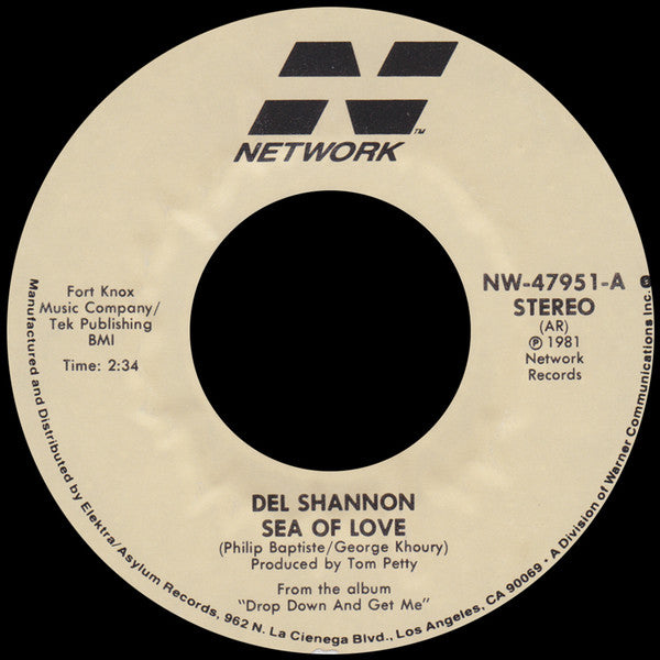 Del Shannon : Sea Of Love (7", Single, Styrene, All)