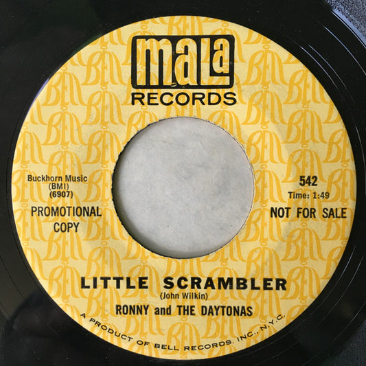 Ronny & The Daytonas : I'll Think Of Summer / Little Scrambler (7", Promo)