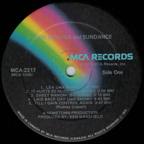 Byron Berline & Sundance : Byron Berline And Sundance (LP, Album)