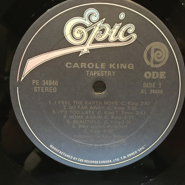 Carole King : Tapestry (LP, Album, RE, Gat)