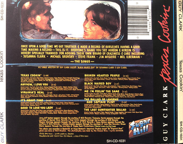 Guy Clark : Texas Cookin' (CD, Album, RE)