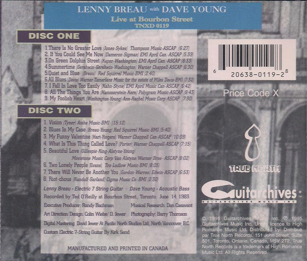 Lenny Breau With Dave Young (3) : Live At Bourbon St. (2xCD, Album)