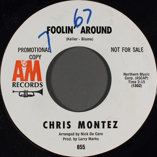 Chris Montez : Foolin' Around (7", Single, Promo)