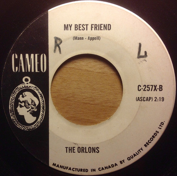 The Orlons : Not Me / My Best Friend (7", Single)