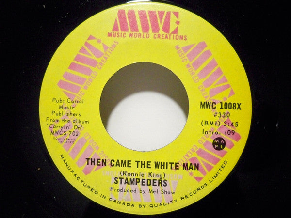 The Stampeders : Monday Morning Choo Choo (7", Single)