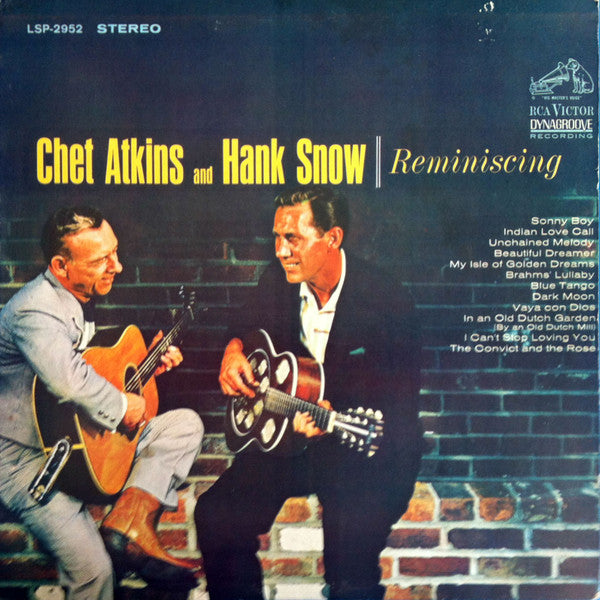 Chet Atkins And Hank Snow : Reminiscing (LP, Album)