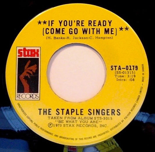 The Staple Singers : If You're Ready (Come Go With Me) / Love Comes In All Colors (7", Single)