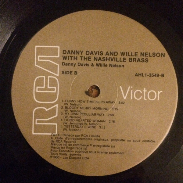 Danny Davis (4) & Willie Nelson With The Nashville Brass* : Danny Davis & Willie Nelson With The Nashville Brass (LP, Album)