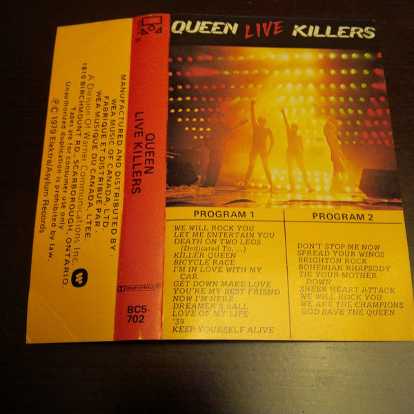 Queen : Live Killers (Cass, Album)
