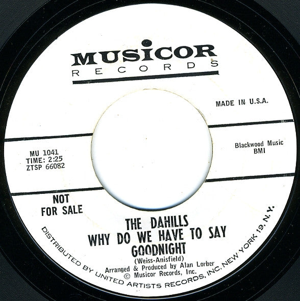 The Dahills : Michelle (7", Single, Mono, Promo)