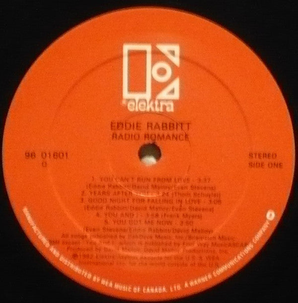 Eddie Rabbitt : Radio Romance (LP, Album)
