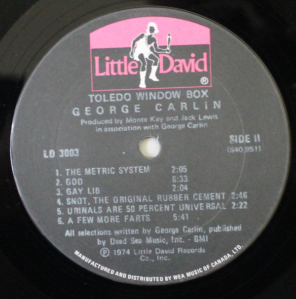 George Carlin : Toledo Window Box (LP, Album)