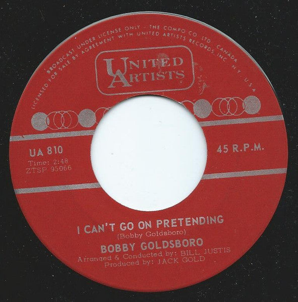 Bobby Goldsboro : Little Things (7", Single)