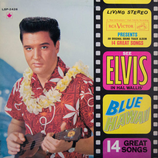 Elvis Presley : Blue Hawaii (Soundtrack) (LP, Album, RE)