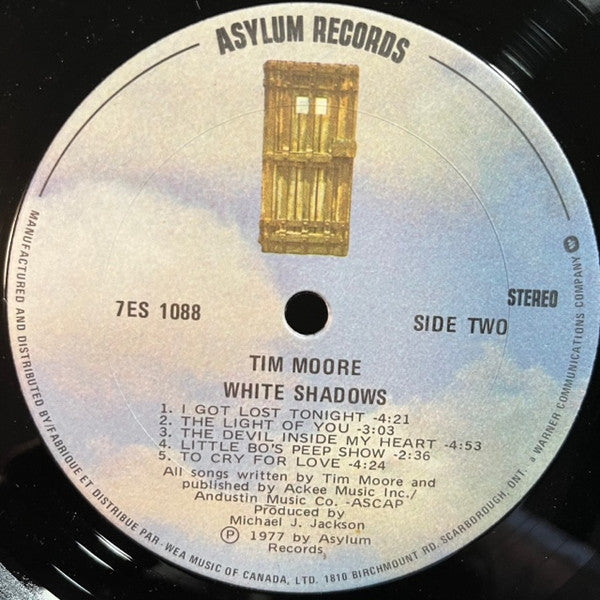 Tim Moore : White Shadows (LP, Album)