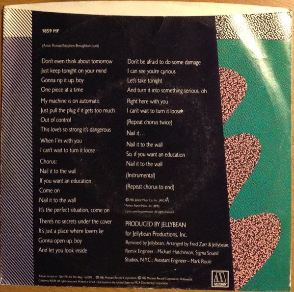 Stacy Lattisaw : Nail It To The Wall (7", Single)