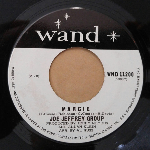 The Joe Jeffrey Group : My Pledge Of Love / Margie (7", Single)