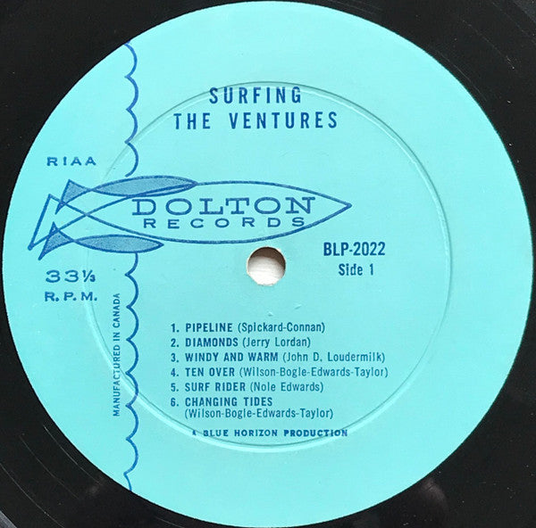 The Ventures : Surfing (LP, Album, Mono)