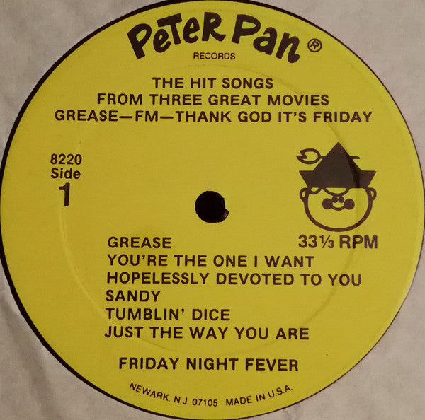 Friday Night Fever (2) : The Hit Songs From Three Great Movies (LP)