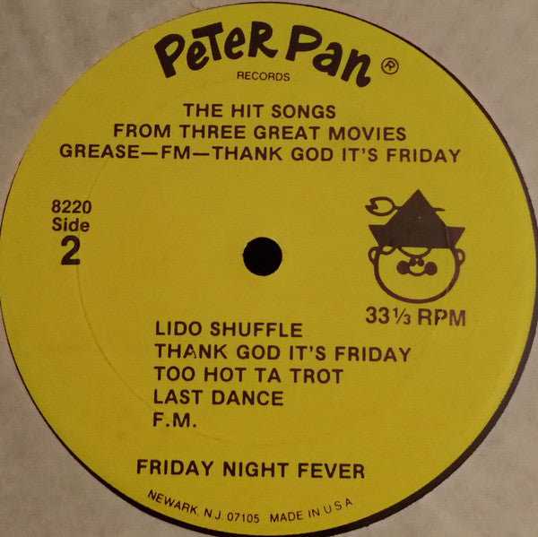 Friday Night Fever (2) : The Hit Songs From Three Great Movies (LP)