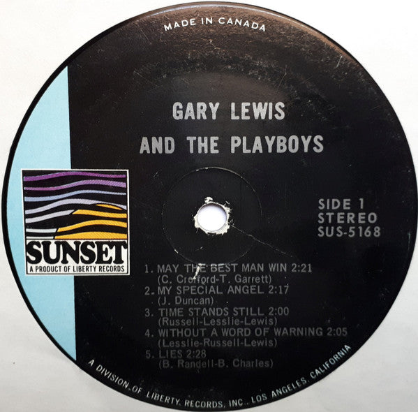 Gary Lewis & The Playboys : Gary Lewis & The Playboys (LP, Album, Comp)