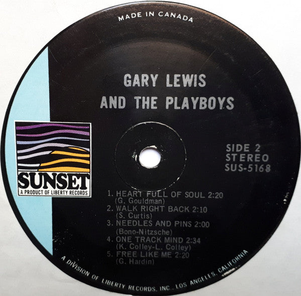 Gary Lewis & The Playboys : Gary Lewis & The Playboys (LP, Album, Comp)