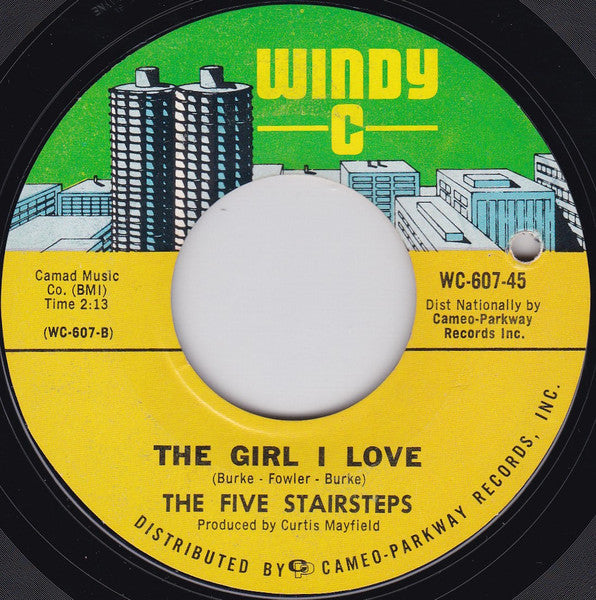 The Five Stairsteps* : Oooh, Baby Baby / The Girl I Love (7", Single, Styrene)