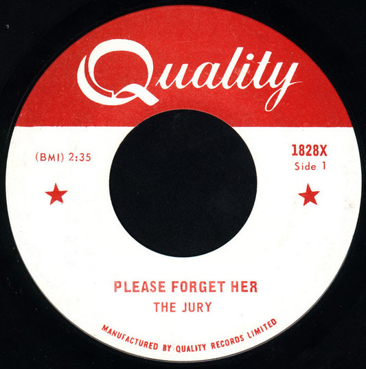 The Jury (3) : Please Forget Her  (7", Single)