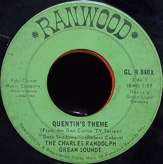 The Charles Randolph Grean Sound : Quentin's Theme (7", Single)