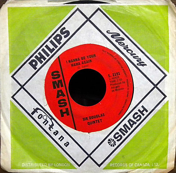 Sir Douglas Quintet : Mendocino (7", Single)
