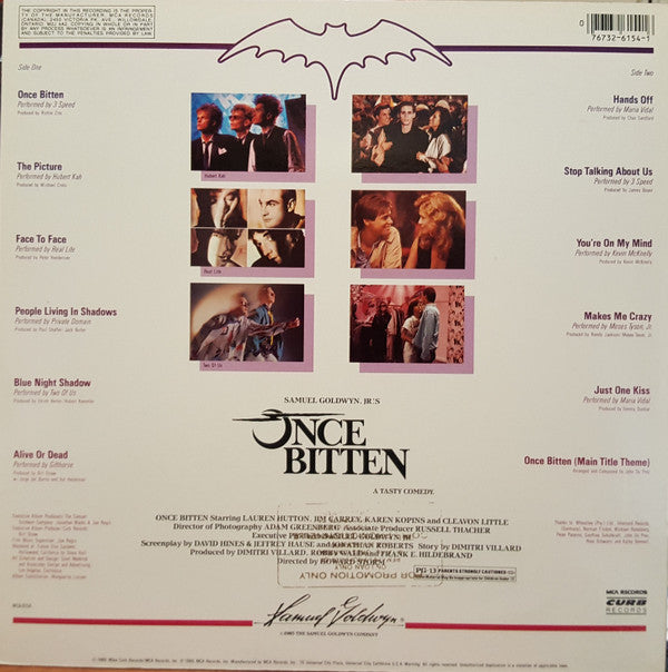 Various : Once Bitten - Music From The Motion Picture Soundtrack (LP, Album, Comp)