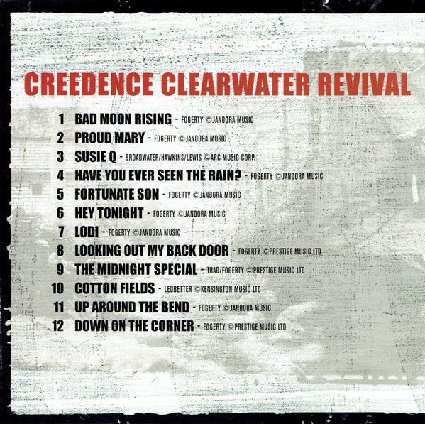 Studio 99 : Studio 99 Perform The Classics Of Creedence Clearwater Revival (CD, Album)