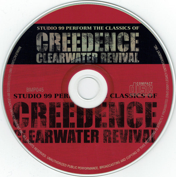 Studio 99 : Studio 99 Perform The Classics Of Creedence Clearwater Revival (CD, Album)