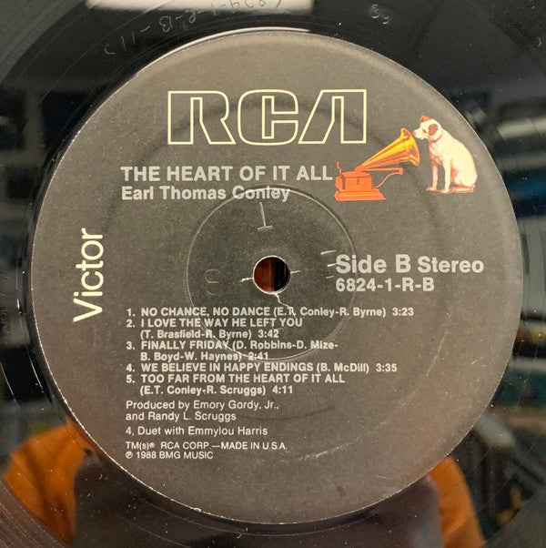 Earl Thomas Conley : The Heart Of It All (LP, Album, Spe)