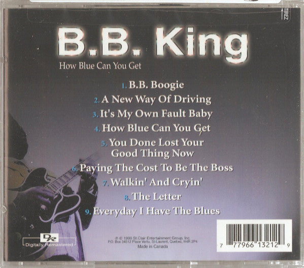 B.B. King : How Blue Can You Get (CD, Comp, RE, RM)