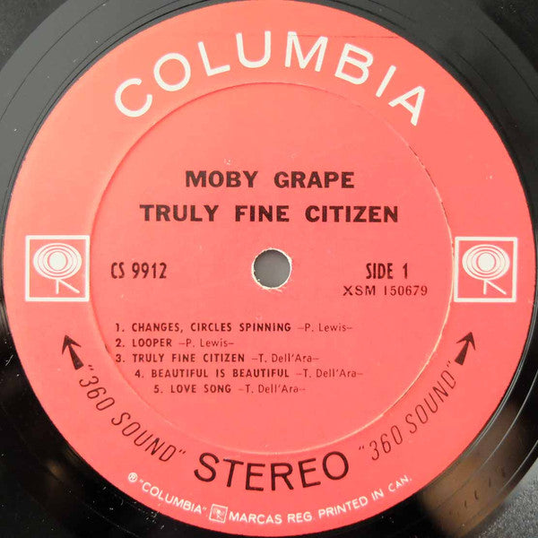 Moby Grape : Truly Fine Citizen (LP, Album)