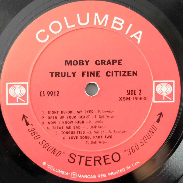 Moby Grape : Truly Fine Citizen (LP, Album)