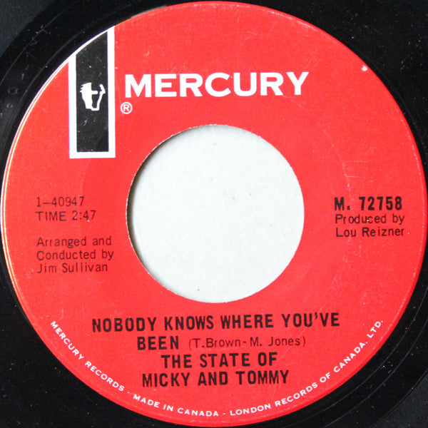 State Of Micky & Tommy : Frisco Bay (7", Single)