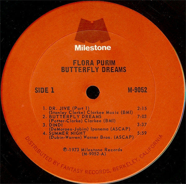 Flora Purim : Butterfly Dreams (LP, Album, Gat)