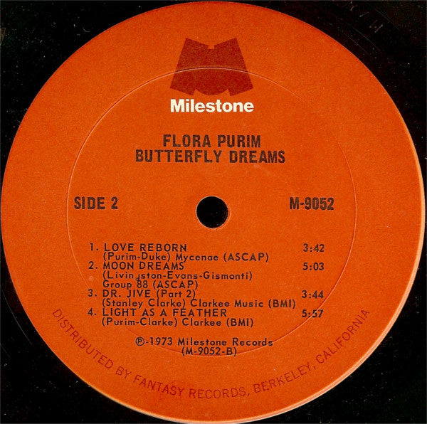 Flora Purim : Butterfly Dreams (LP, Album, Gat)