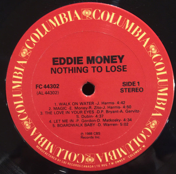 Eddie Money : Nothing To Lose (LP, Album)